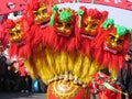 Lion dance for chinese new ye