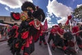 Lion dancers