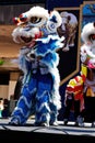 Lion Dancers On Stage At California State Fair Sacramento