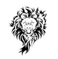 Lion in the form of a tattoo