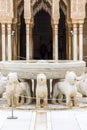 Courtyard of the Lions, Nasrid Palace Royalty Free Stock Photo