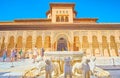 Lion fountains, Nasrid Palace, Alhambra, Granada, Spain Royalty Free Stock Photo