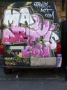 European Fashion for painted graffiti cars
