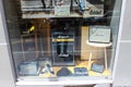 Lion, France - June 16, 2716: The view of modern local Marshall Headphone store or shop