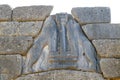 The Lion gate in ancient Mycenae, Greece Royalty Free Stock Photo