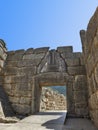 Lion Gate at Mycenae, Greece Royalty Free Stock Photo