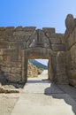 Lion Gate at Mycenae, Greece Royalty Free Stock Photo