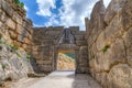 Lion Gate, Mycenae, Greece Royalty Free Stock Photo