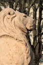 Lion guarding Brunswick monument, Alps garden, Geneva, Switzerland