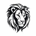 Accurate And Detailed Lion Head Tattoo Design Vector