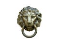 Lion Head Door Knocker, Ancient Knocker Royalty Free Stock Photo