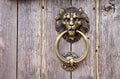 Lion head, Door knocker Royalty Free Stock Photo