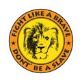 Lion head. hand drawn. vector illustration Royalty Free Stock Photo