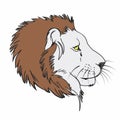 LION HEAD ILLUSTRATION