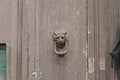 Lion head knob - Door Handle Royalty Free Stock Photo