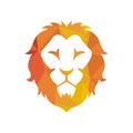Lion head logo design inspiration Royalty Free Stock Photo