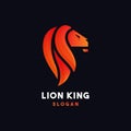 Lion Head Logo Design Inspiration Royalty Free Stock Photo