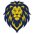 Lion Head Logo Esport Mascot Design Vector