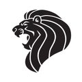 Lion Head Logo Icon Royalty Free Stock Photo