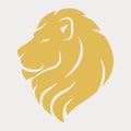 Lion head logo Royalty Free Stock Photo