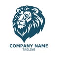 Lion Head Logo Sports Mascot Vector Company Brand Identity