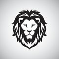Lion Head Logo Vector Royalty Free Stock Photo