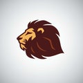 Lion Head Logo Vector