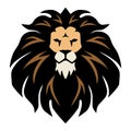 Lion Head Logo Vector Mascot Design Template Royalty Free Stock Photo