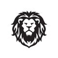 Lion Head Logo Vector Illustration Design Royalty Free Stock Photo