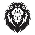 Lion Head Logo Vector Template Illustration Sports Mascot Design Royalty Free Stock Photo