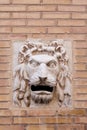 Lion head post box Royalty Free Stock Photo