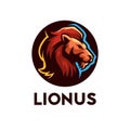 Lion Head Profile Vector Logo Template Royalty Free Stock Photo