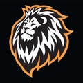 Lion Head Sports Mascot Logo Vector Icon Design Royalty Free Stock Photo