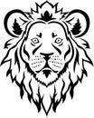 Lion head tattoo Royalty Free Stock Photo