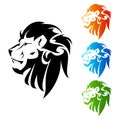 Lion Head tattoo Royalty Free Stock Photo