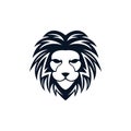 Lion head vector icon