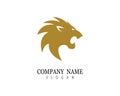 Lion head vector icon Royalty Free Stock Photo