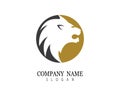 Lion head vector icon Royalty Free Stock Photo