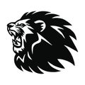 Lion Head Vector Roaring Logo Esports Sport Mascot Design Template Icon Royalty Free Stock Photo