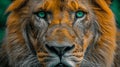 A lion, ideal for dreamscape portraiture with a gigantic scale. Perfect as wallpaper or wall poster background for design