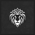 Lion of Judah head mascot isolated vector Royalty Free Stock Photo