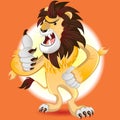 Lion King of Beast Mascot