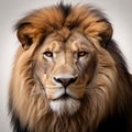 Lion or King of the Jungle, Studio Photo, AI Generated Royalty Free Stock Photo
