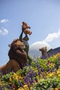 Lion King Topiary at EPCOT Flower and Garden Festival