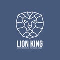 lion king vector logo icon templater illustration template design
