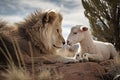 The Lion and the Lamb, Bible description of the coming of Jesus Christ