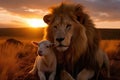 The Lion and the Lamb, Bible description of the coming of Jesus Christ