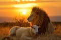 The Lion and the Lamb, Bible description of the coming of Jesus Christ