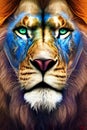 Lion Legacy Revived: Digital Lion Art Prints Assortment