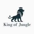 Lion logo design, King of Jungle logo design